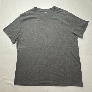 Old Navy Men's Medium Soft Washed Charcoal Gray V-Neck Short Sleeve T Shirt